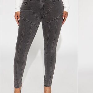 Fashion Nova woman Washed Denim Jeans